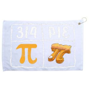 Pi Day Math Teachers Funny Pi Symbol Pie Grommeted Golf Towel