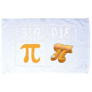 Pi Day Math Teachers Funny Pi Symbol Pie Microfiber Hand Towel