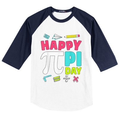 Pi Day Math Tee for Student & Teachers Graphic Baseball Sleeve Shirt