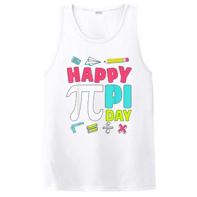 Pi Day Math Tee for Student & Teachers Graphic PosiCharge Competitor Tank