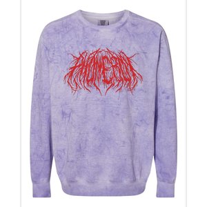 Phoneboy Death Metal Logo Colorblast Crewneck Sweatshirt