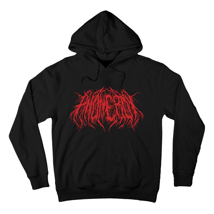 Phoneboy Death Metal Logo Hoodie