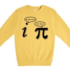 Pi Day Math Teacher Funny Premium Crewneck Sweatshirt