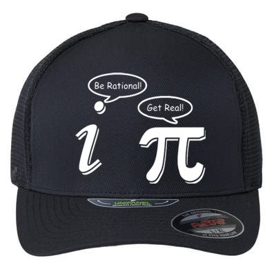 Pi Day Math Teacher Funny Flexfit Unipanel Trucker Cap