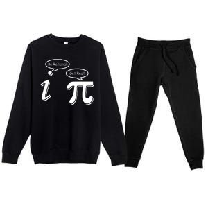 Pi Day Math Teacher Funny Premium Crewneck Sweatsuit Set