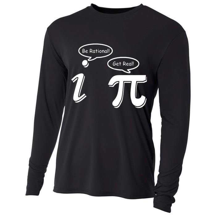 Pi Day Math Teacher Funny Cooling Performance Long Sleeve Crew