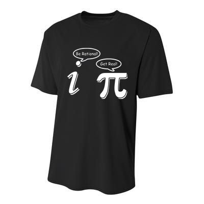 Pi Day Math Teacher Funny Youth Performance Sprint T-Shirt