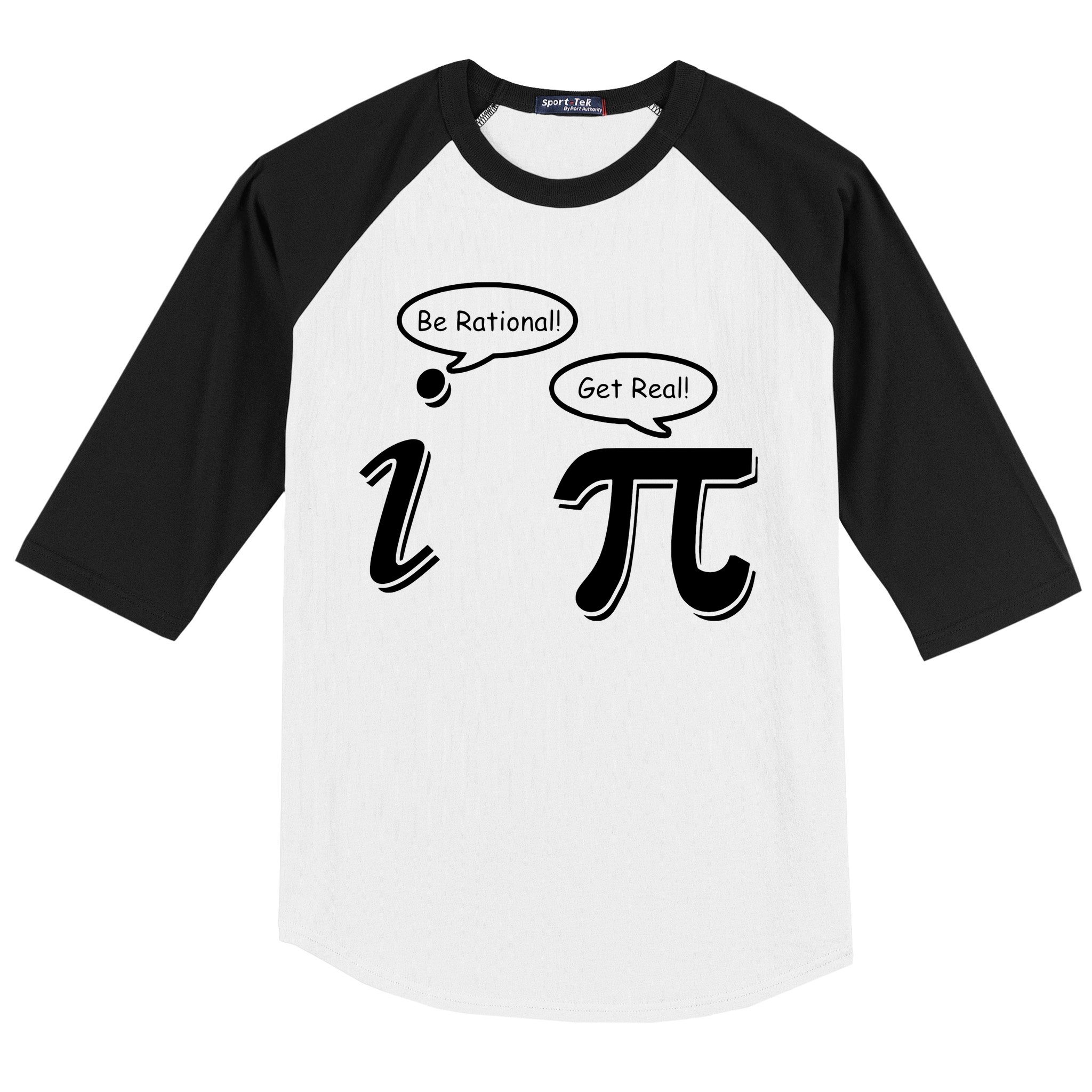 Pi Day Math Teacher Funny Baseball Sleeve Shirt