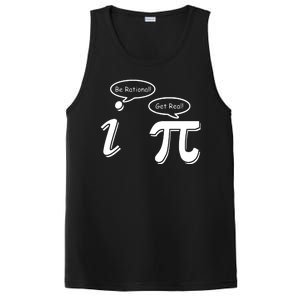 Pi Day Math Teacher Funny PosiCharge Competitor Tank