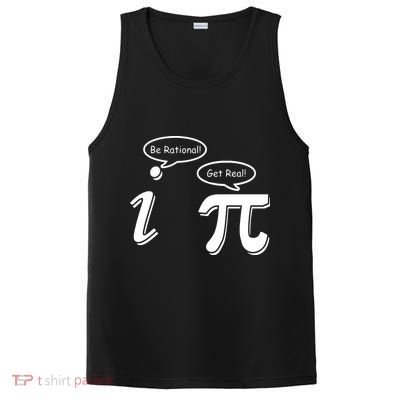 Pi Day Math Teacher Funny PosiCharge Competitor Tank
