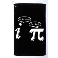 Pi Day Math Teacher Funny Golf Towel