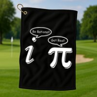 Pi Day Math Teacher Funny Golf Towel