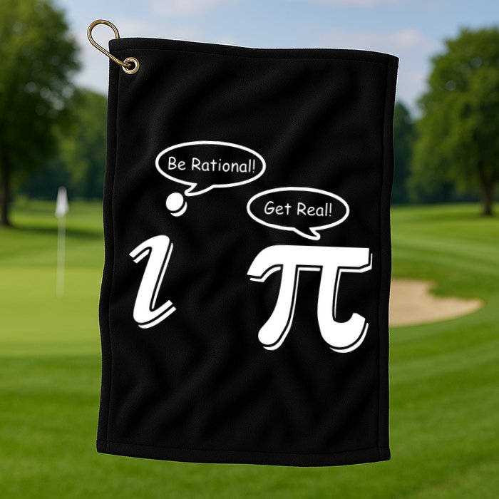 Pi Day Math Teacher Funny Golf Towel