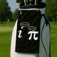 Pi Day Math Teacher Funny Golf Towel