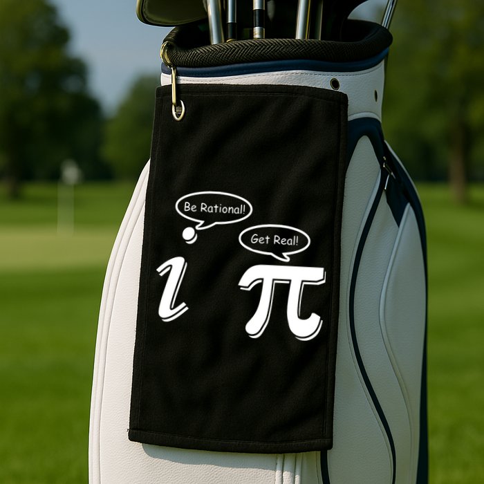 Pi Day Math Teacher Funny Golf Towel