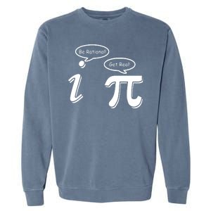 Pi Day Math Teacher Funny Garment-Dyed Sweatshirt