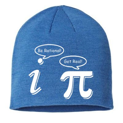 Pi Day Math Teacher Funny Sustainable Beanie