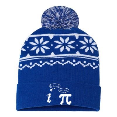 Pi Day Math Teacher Funny USA-Made Snowflake Beanie