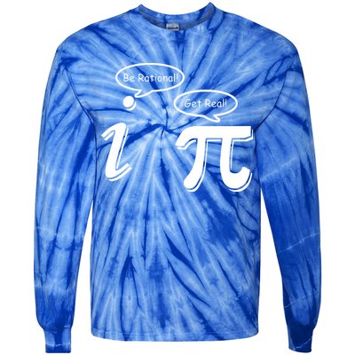 Pi Day Math Teacher Funny Tie-Dye Long Sleeve Shirt