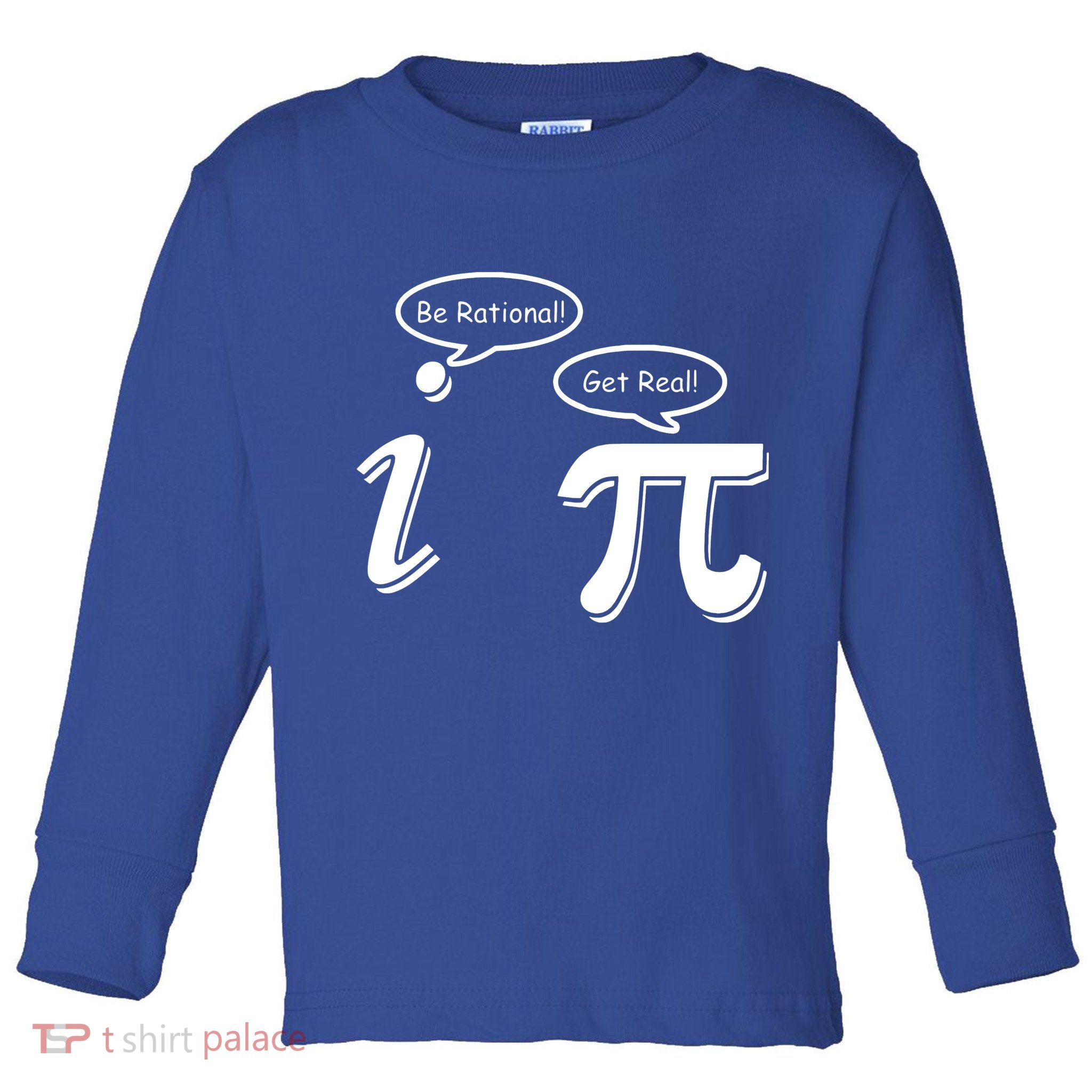 Pi Day Math Teacher Funny Toddler Long Sleeve Shirt