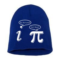 Pi Day Math Teacher Funny Short Acrylic Beanie