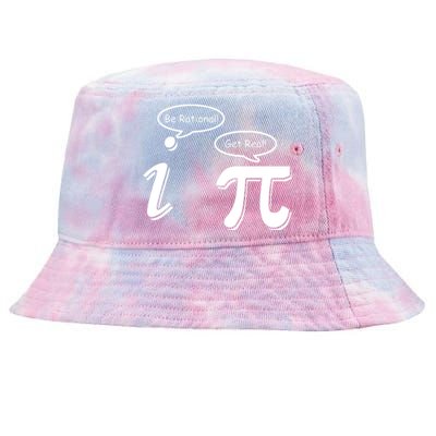 Pi Day Math Teacher Funny Tie-Dyed Bucket Hat