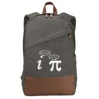 Pi Day Math Teacher Funny Cotton Canvas Backpack