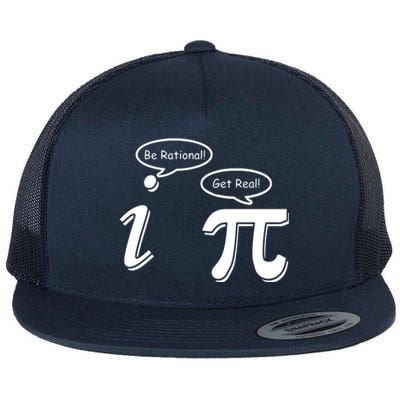 Pi Day Math Teacher Funny Flat Bill Trucker Hat