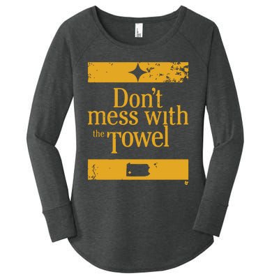 Pittsburgh Don’T Mess With The Towel Women's Perfect Tri Tunic Long Sleeve Shirt