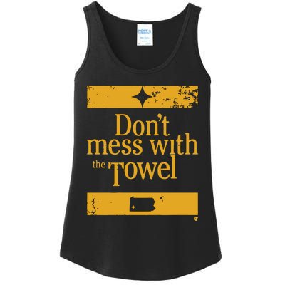 Pittsburgh Don’T Mess With The Towel Ladies Essential Tank