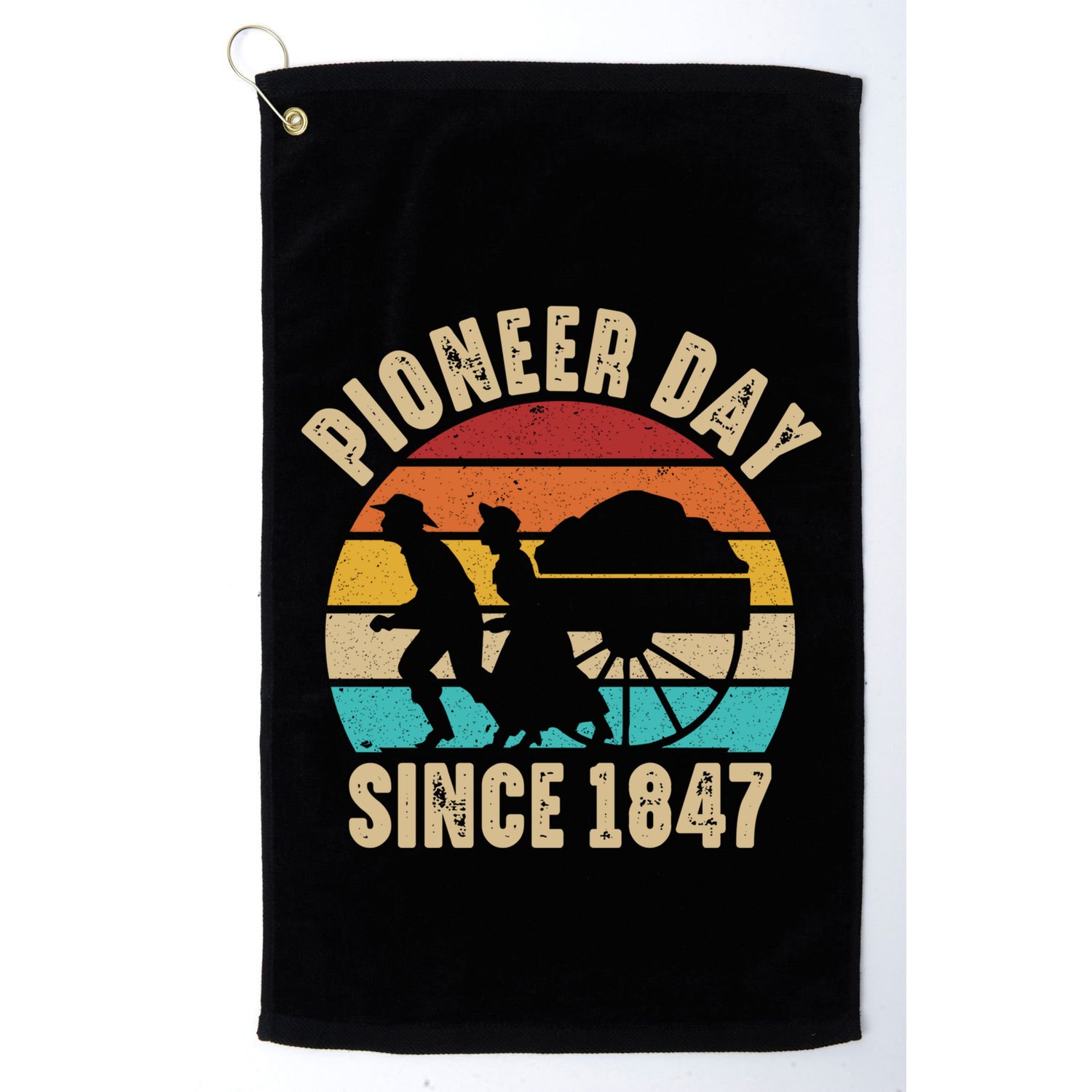 Pioneer Day Mormon Costume Utah Pioneer History Gift Golf Towel