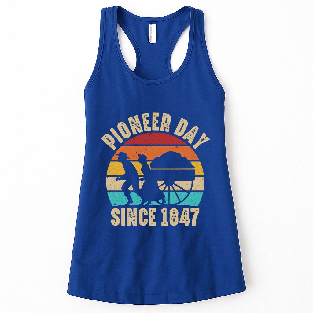 Pioneer Day Mormon Costume Utah Pioneer History Gift Womens Tank Top