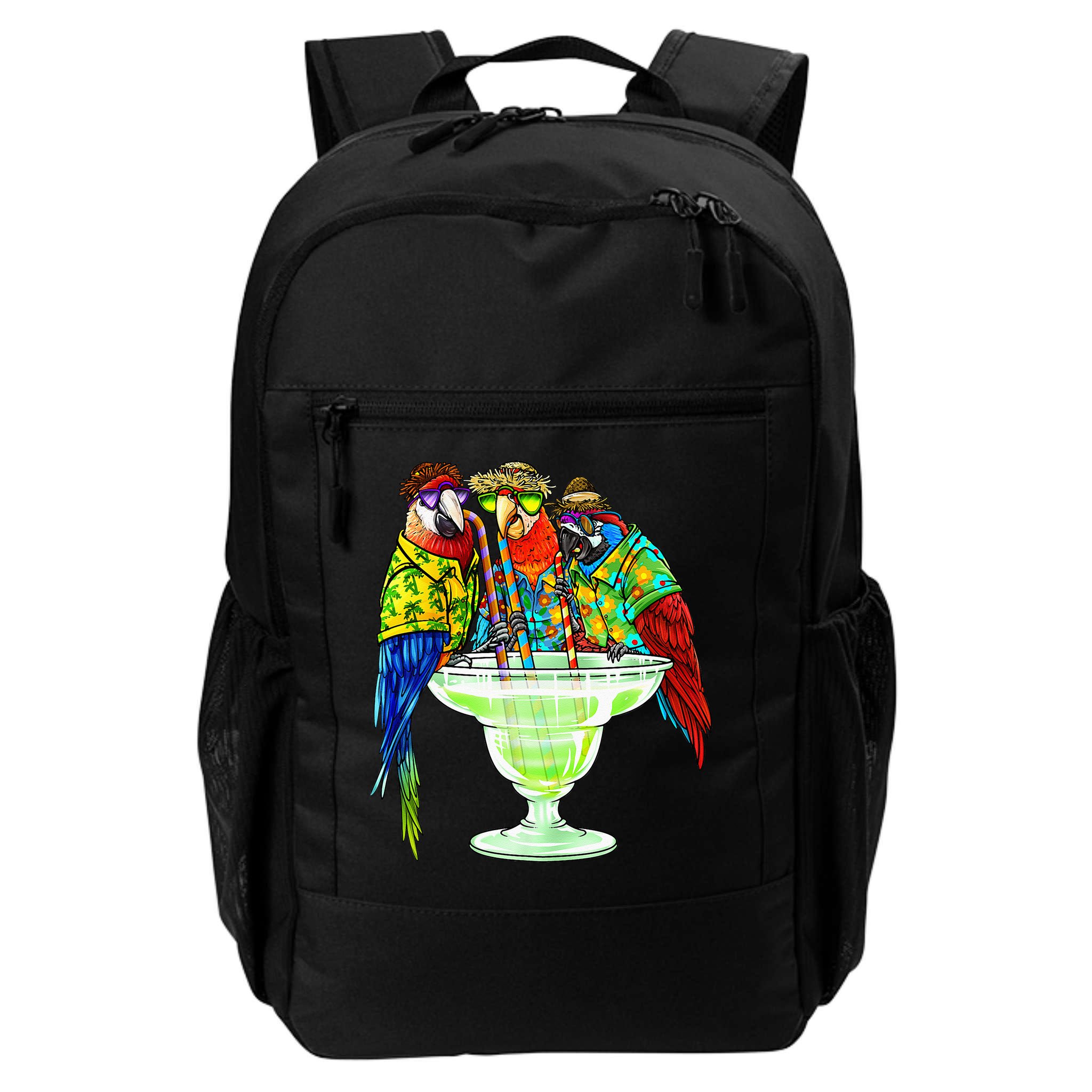 Parrots Drinking Margarita Hawaiian Vacation Birds Backpack