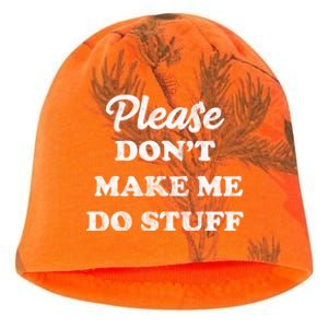 Please Don't Make Me Do Stuff Kati - Camo Knit Beanie