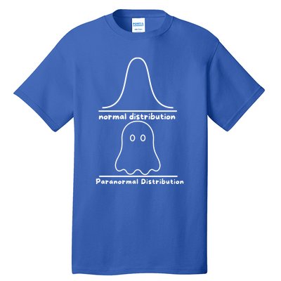 Paranormal Distribution Math Statistics Funny Ghost Math Great Gift Tall T-Shirt