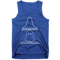 Paranormal Distribution Math Statistics Funny Ghost Math Great Gift Tank Top