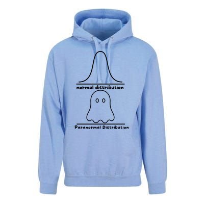 Paranormal Distribution Math Statistics Funny Ghost Math Great Gift Unisex Surf Hoodie