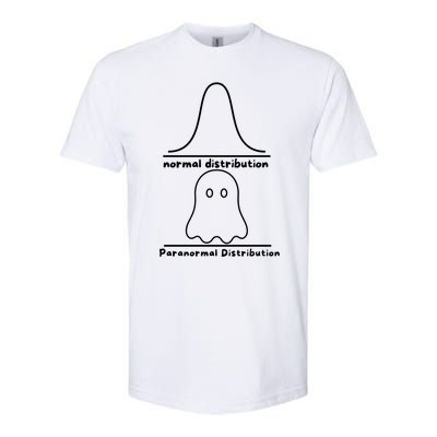 Paranormal Distribution Math Statistics Funny Ghost Math Great Gift Softstyle CVC T-Shirt