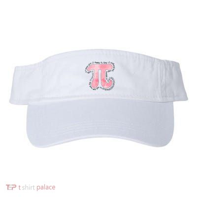 Pi Day Math Teacher Valucap Bio-Washed Visor