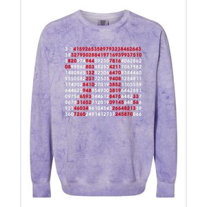 Pi Day Merch Pi Day Math Jokes Colorblast Crewneck Sweatshirt