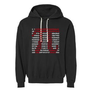 Pi Day Merch Pi Day Math Jokes Garment-Dyed Fleece Hoodie