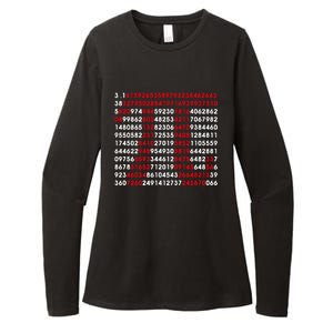 Pi Day Merch Pi Day Math Jokes Womens CVC Long Sleeve Shirt