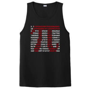 Pi Day Merch Pi Day Math Jokes PosiCharge Competitor Tank