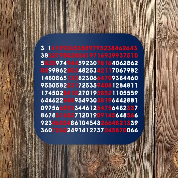 Pi Day Merch Pi Day Math Jokes Coaster