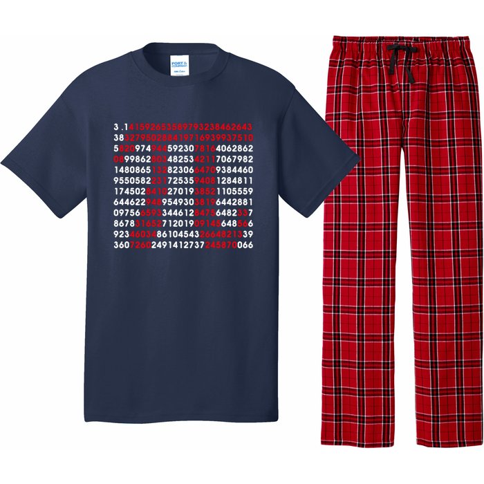 Pi Day Merch Pi Day Math Jokes Pajama Set