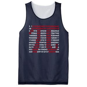 Pi Day Merch Pi Day Math Jokes Mesh Reversible Basketball Jersey Tank