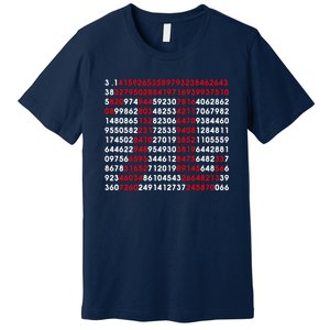 Pi Day Merch Pi Day Math Jokes Premium T-Shirt