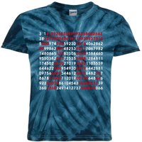 Pi Day Merch Pi Day Math Jokes Kids Tie-Dye T-Shirt