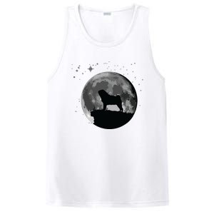 Pug Dog Moon PosiCharge Competitor Tank