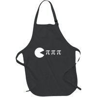 Pi Day Math Science Ate Pi Symbol Full-Length Apron With Pockets